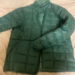 REI 650 down jacket green men’s